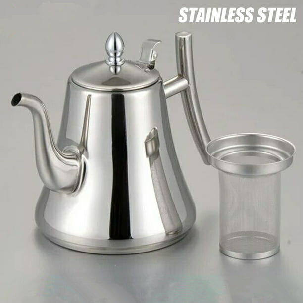 Stainless Steel Teapot Coffee Maker Pot Induction Kettle With Filter Kitchenware